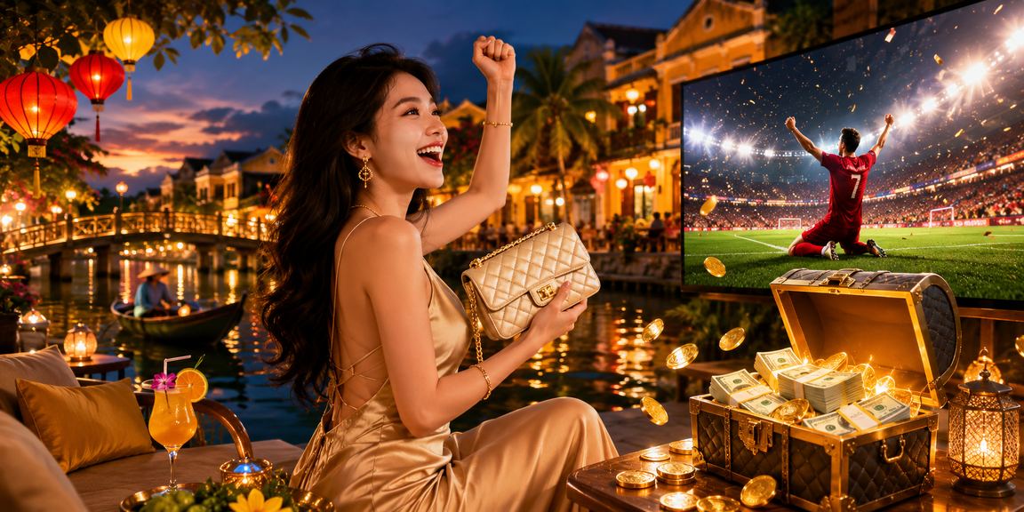 Đèn lồng Hội An rực rỡ bên cạnh thông tin cashback và bonus hấp dẫn
