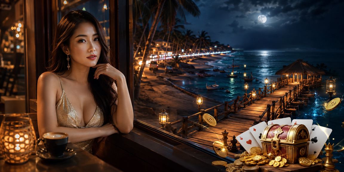 Người dùng tại Mũi Né thưởng thức cà phê và chơi bài trên điện thoại di động buổi sáng